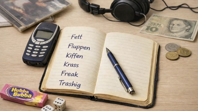 Jugendwörter im Lauf der Zeit